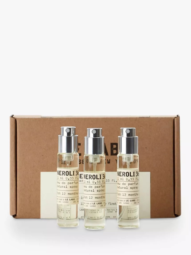 Le Labo Neroli 36 Eau de Parfum travel refill with three 10ml spray bottles, UK version