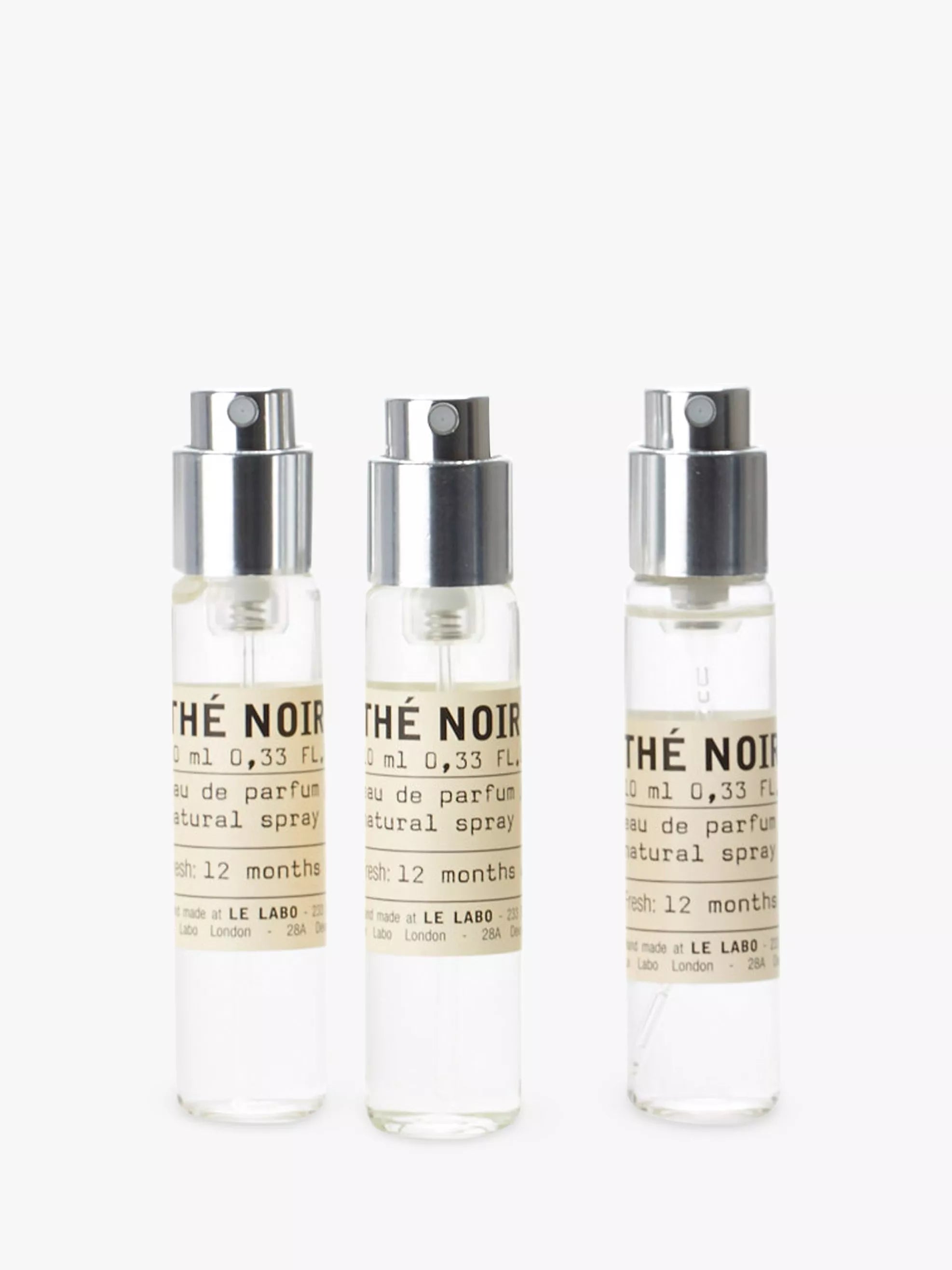 Le Labo Thé Noir eau de parfum travel refill 3x10ml (British brand)