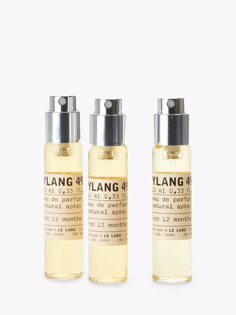Le Labo Ylang 49 Eau de Parfum Travel Refill Set, 3 x 10ml, UK version