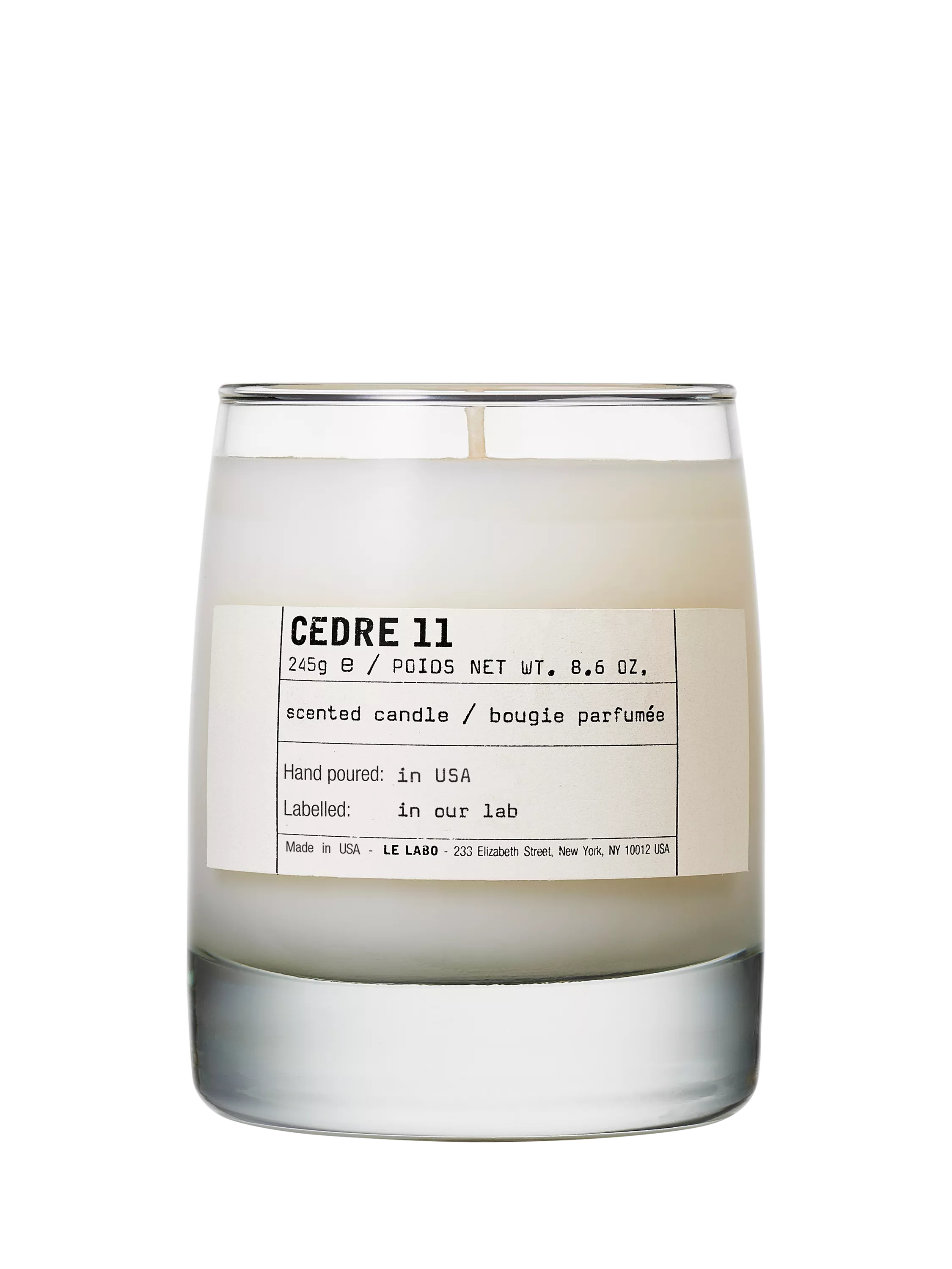 Le Labo Cedre 11 scented candle 245g, imported from the UK