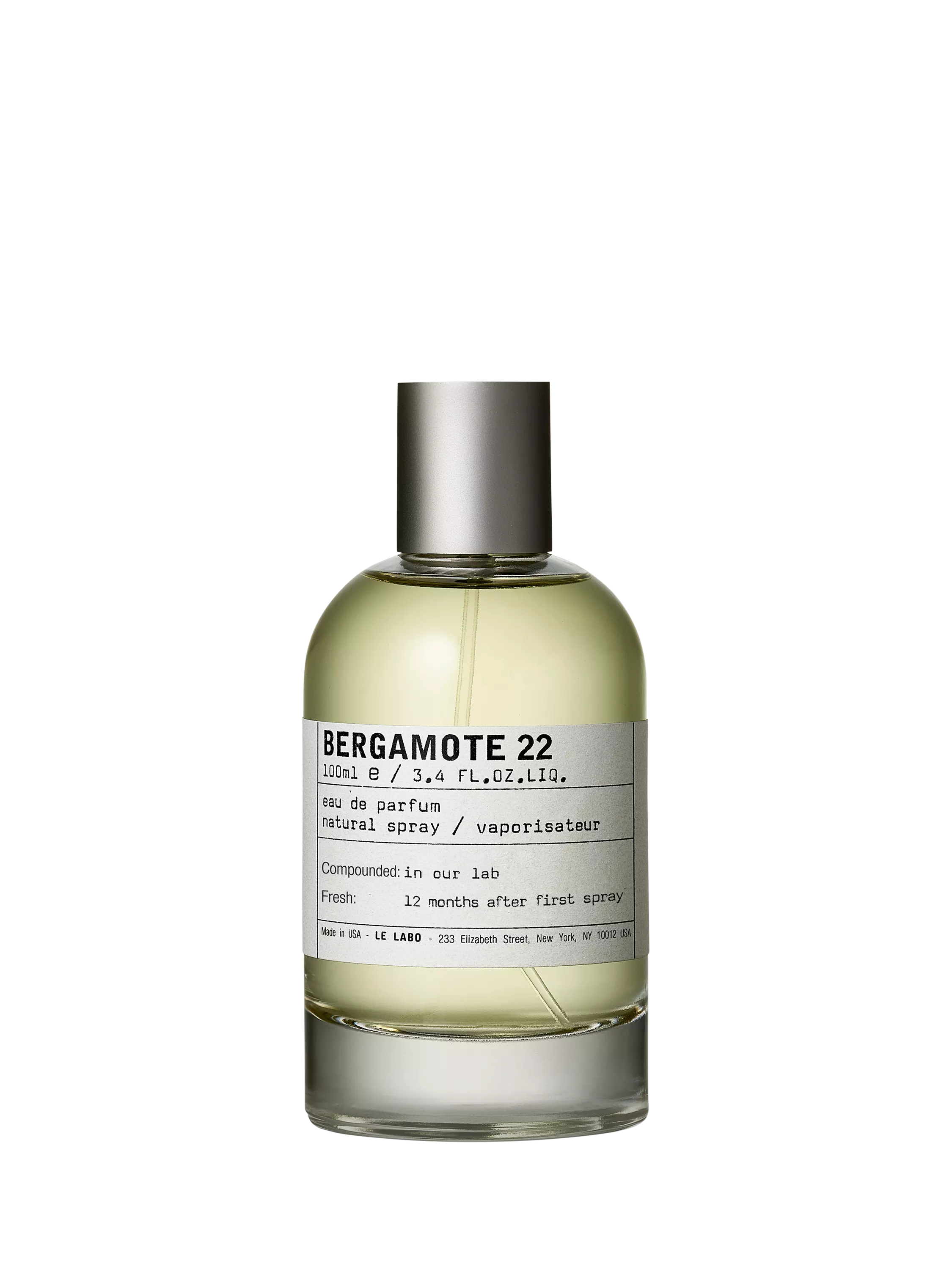 Le Labo Bergamote 22 Eau de Parfum, UK version