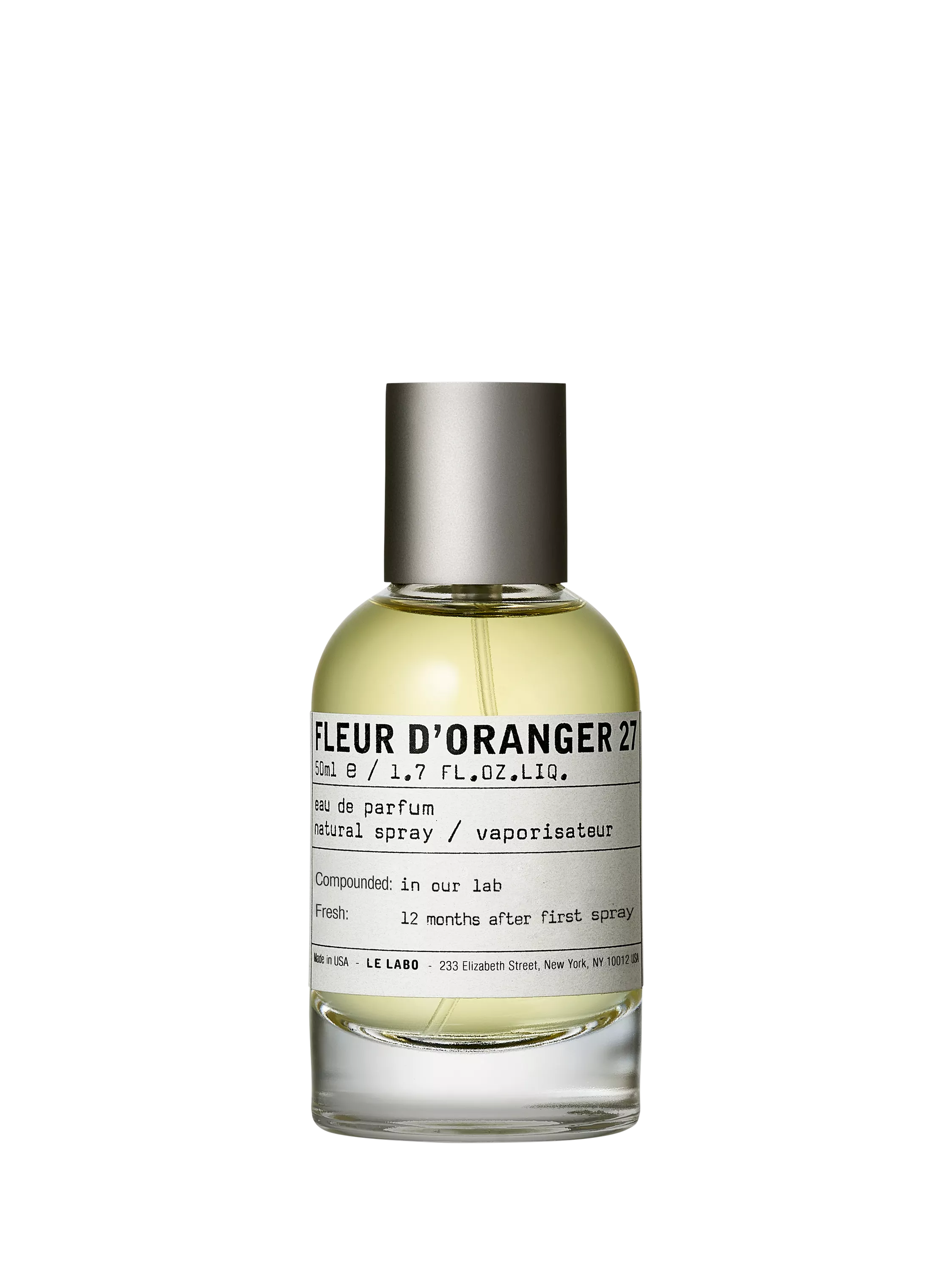Le Labo Fleur d'Oranger 27 Eau de Parfum, UK version