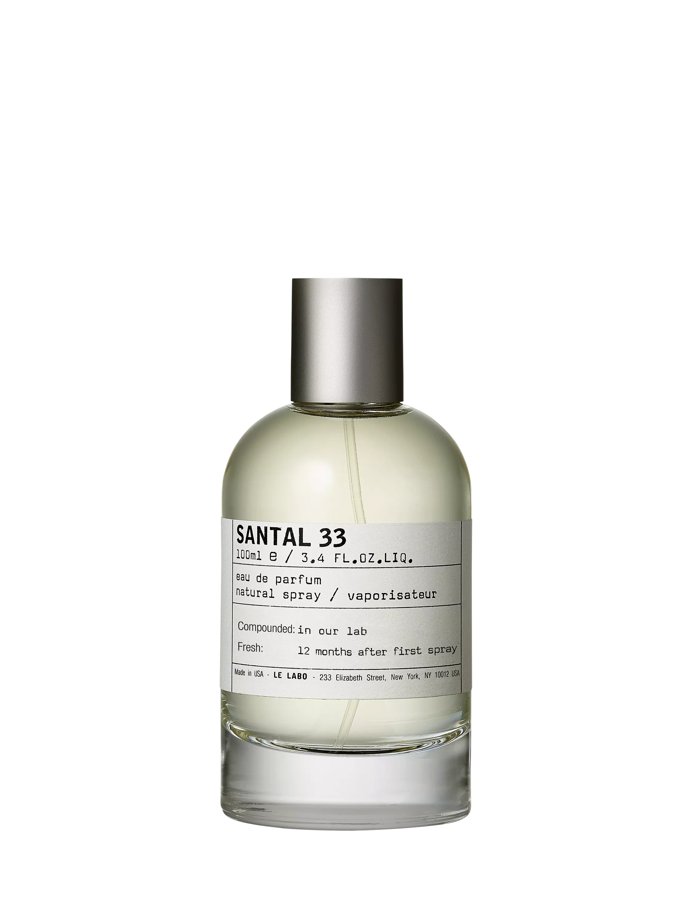Le Labo Santal 33 Eau de Parfum fragrance, UK version