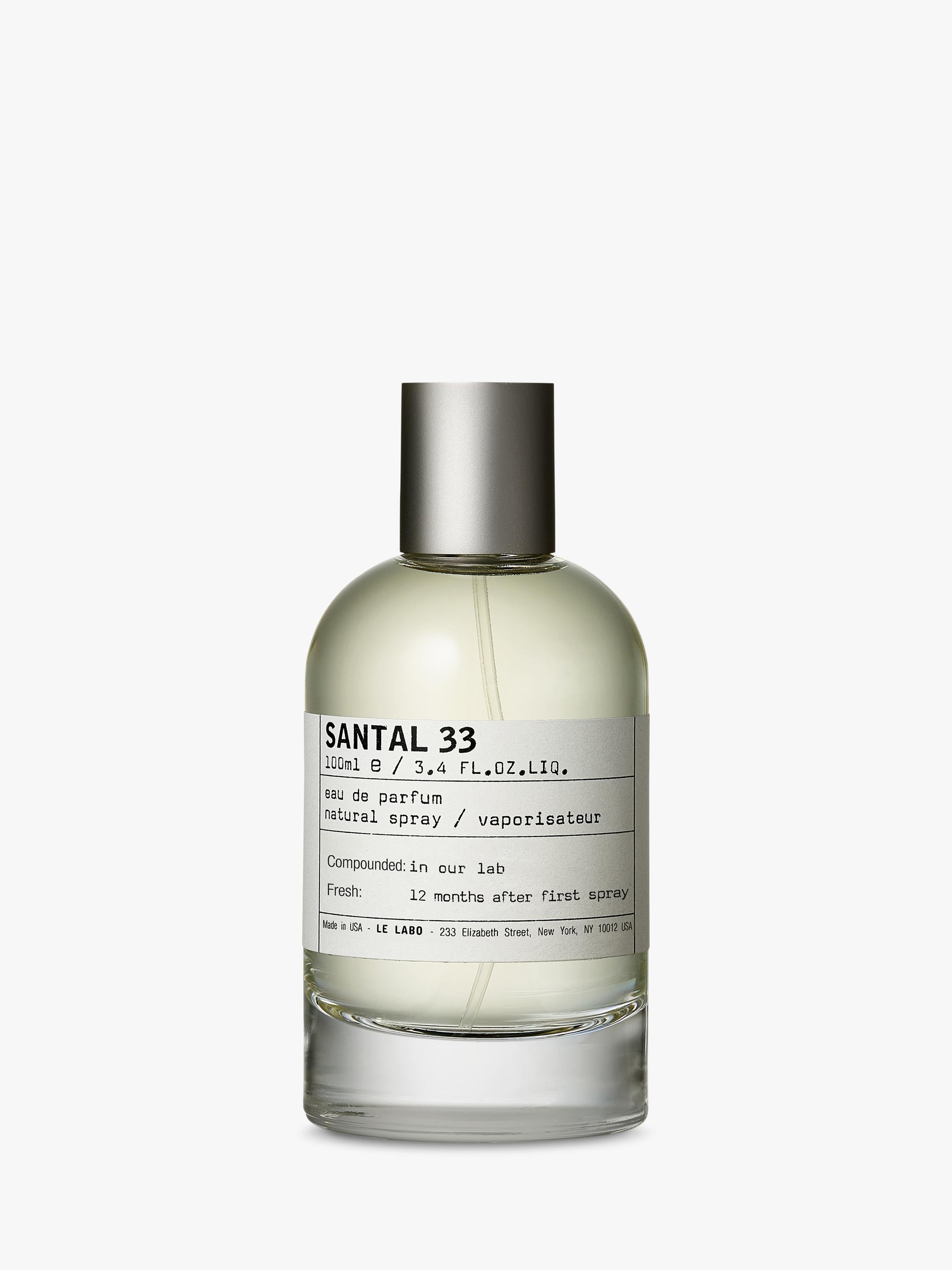 Le Labo Santal 33 Eau de Parfum fragrance, UK version