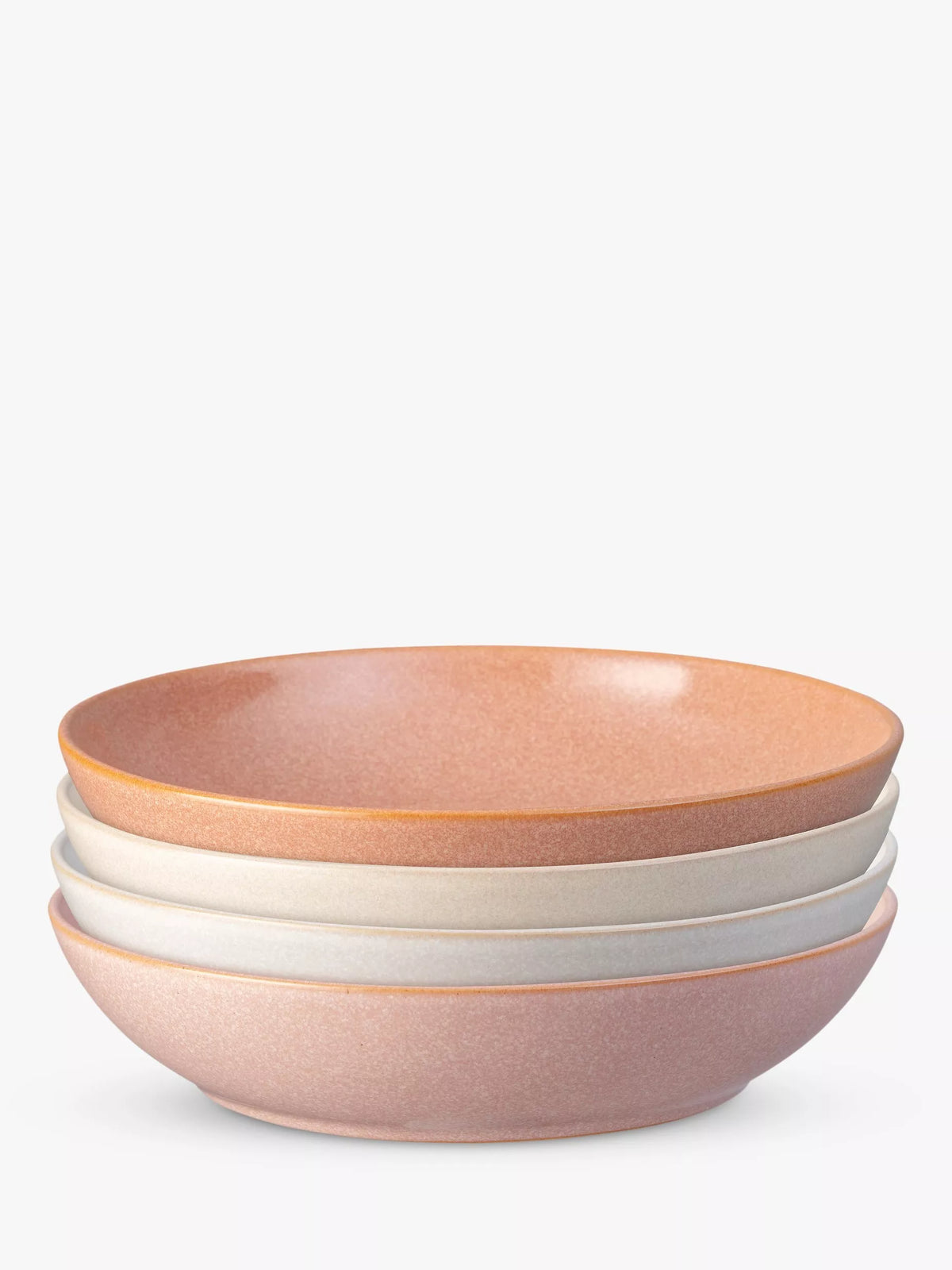 Denby Quartz Rose pasta bowls 22cm set of 4, UK version