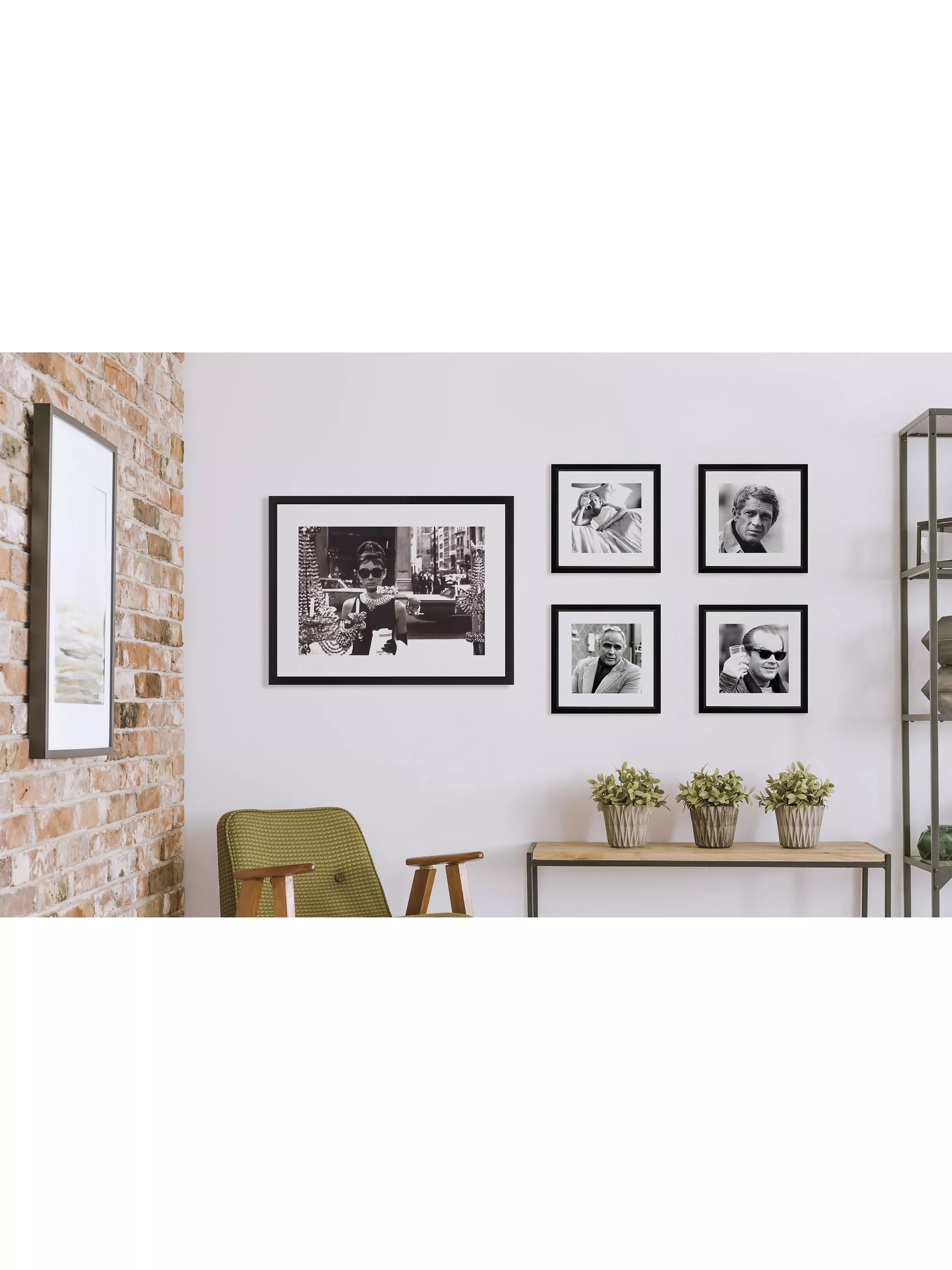 Brookpace Lascelles Marilyn Monroe framed print 50x50cm - British product