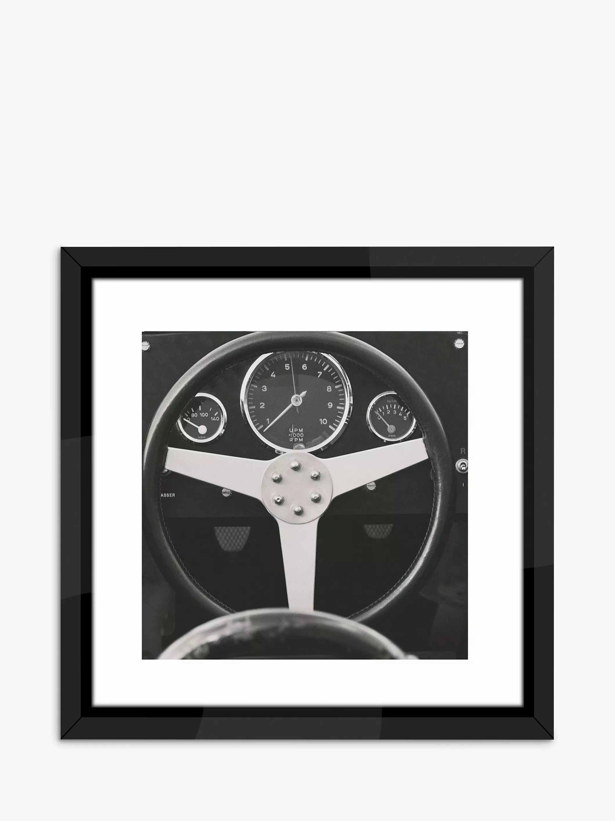 Brookpace Lascelles framed print of a 1959 Porsche 55.5cm, UK version