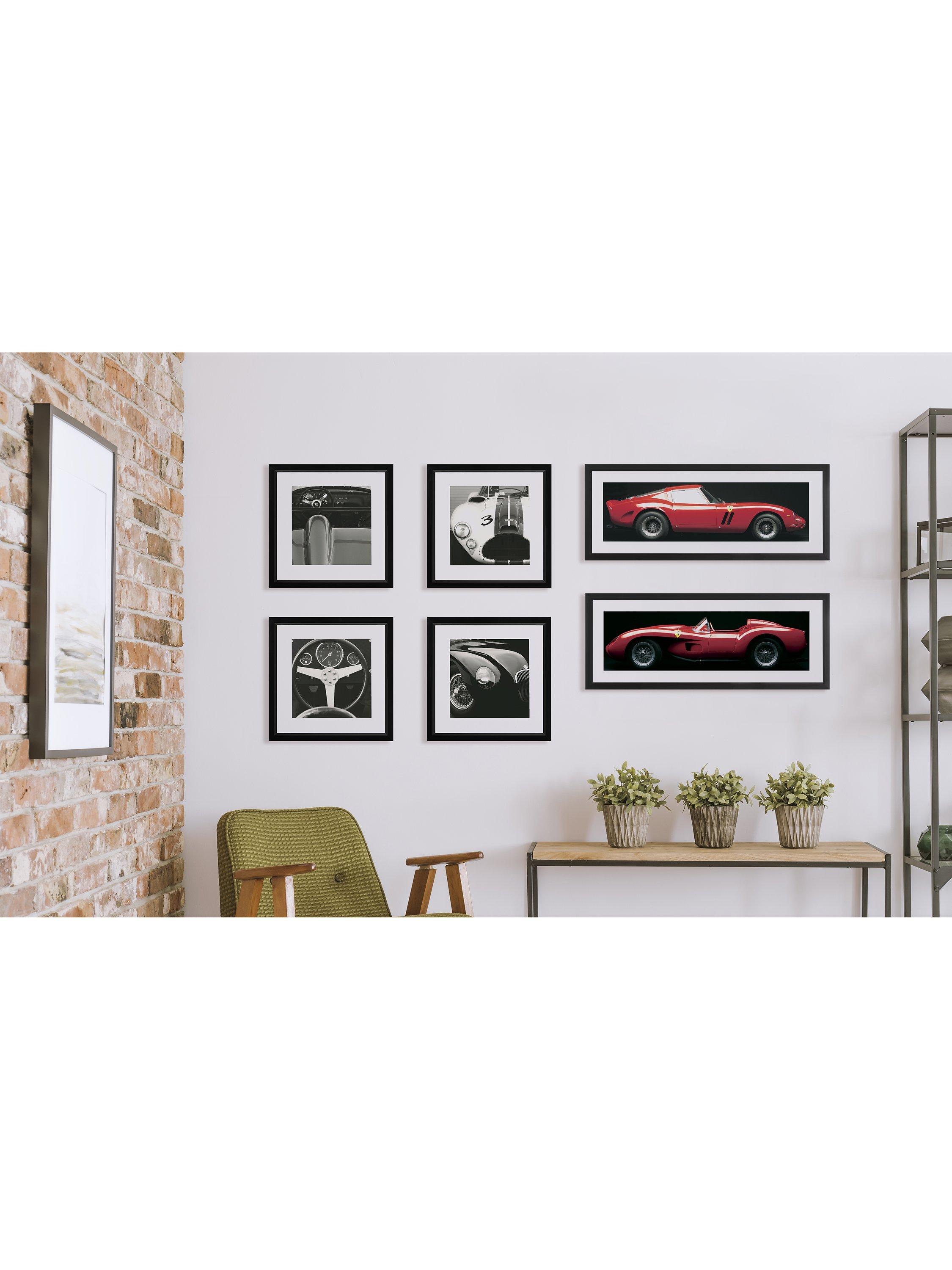 Brookpace Lascelles framed print of a 1959 Porsche 55.5cm, UK version