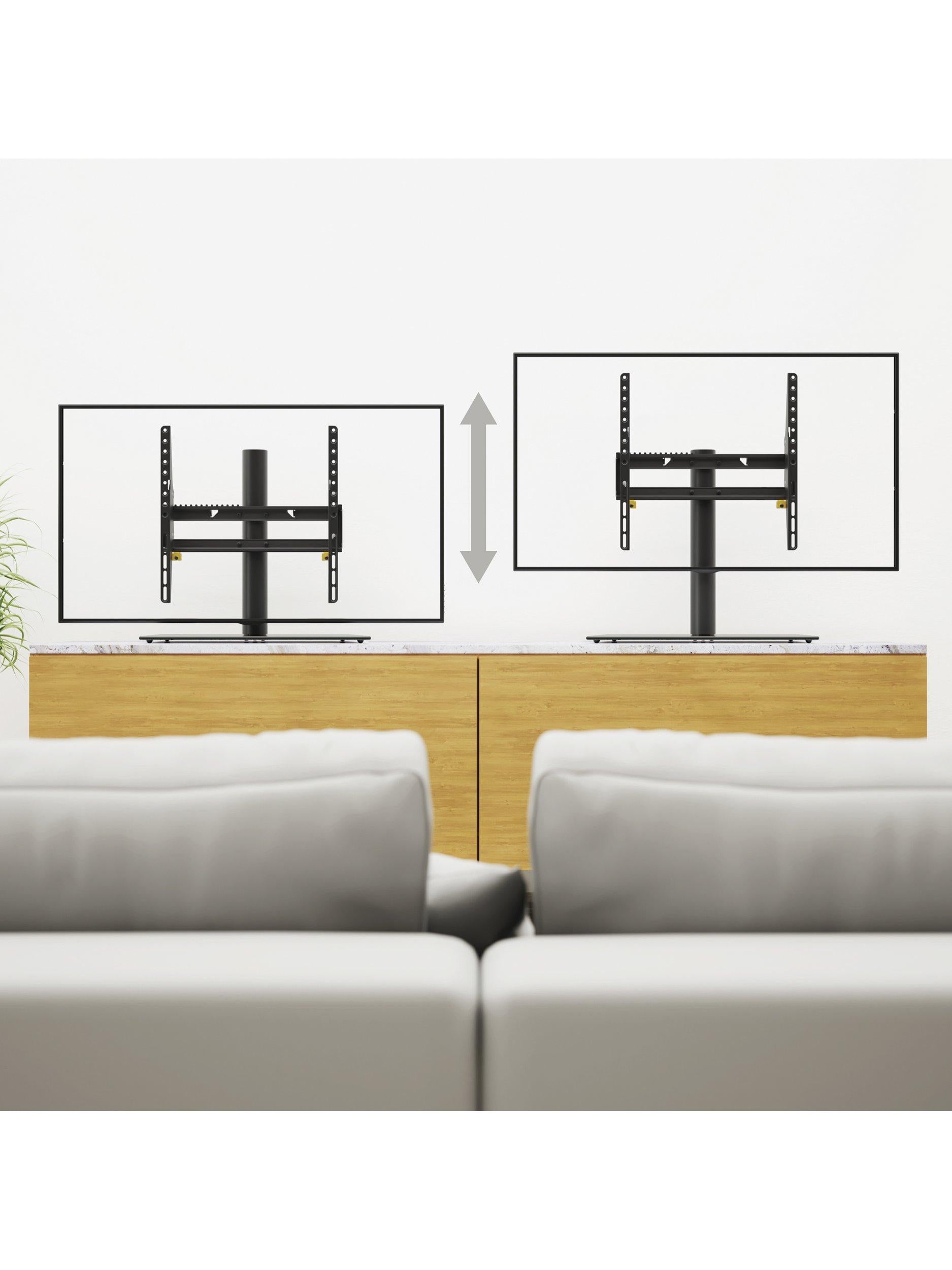 AVF adjustable TV stand for 32-60 inch TVs, black - British brand