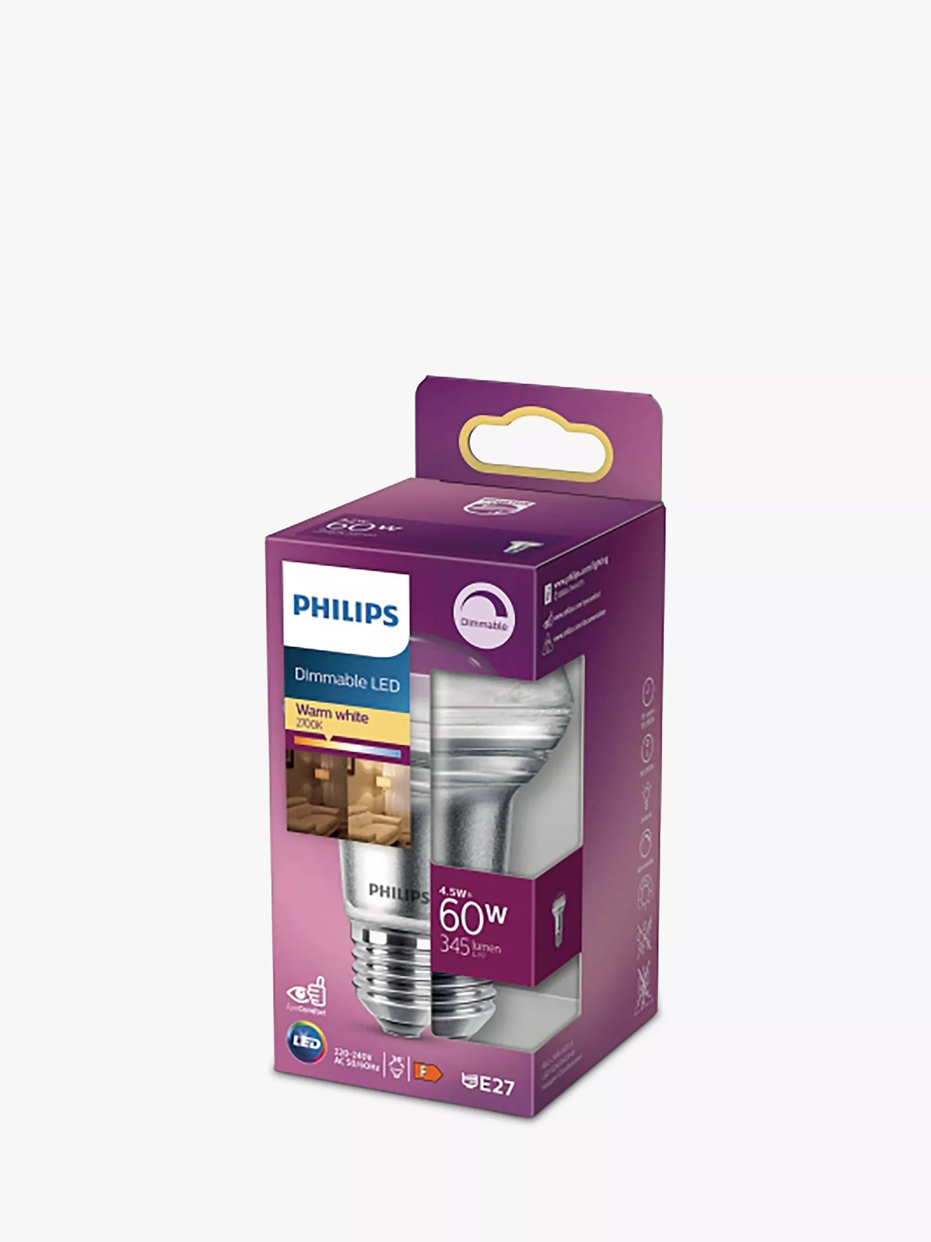 Philips 5W LED R63 reflector bulb ES fitting - British product