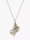Alex Monroe sea shell pendant necklace silver, UK version