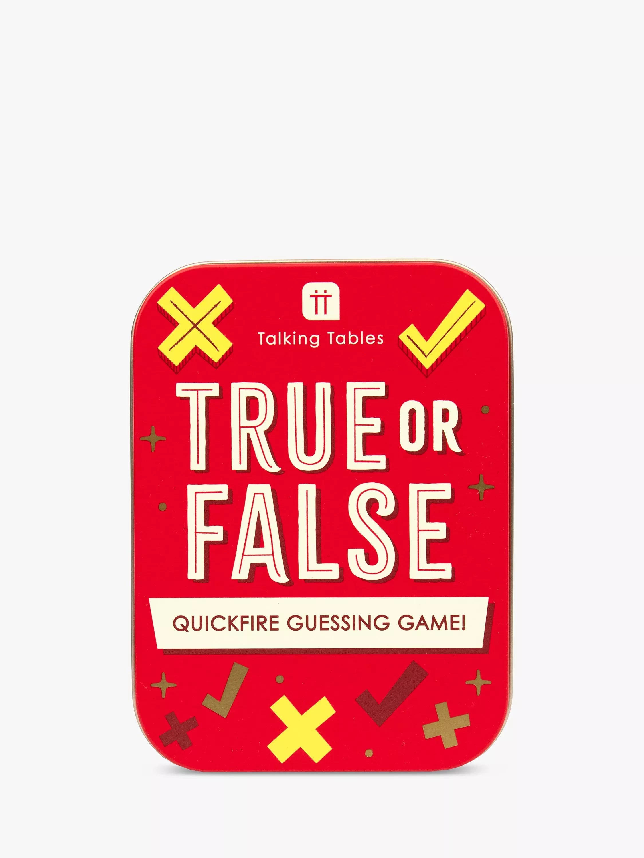 Talking Tables True or False game cards (British brand)