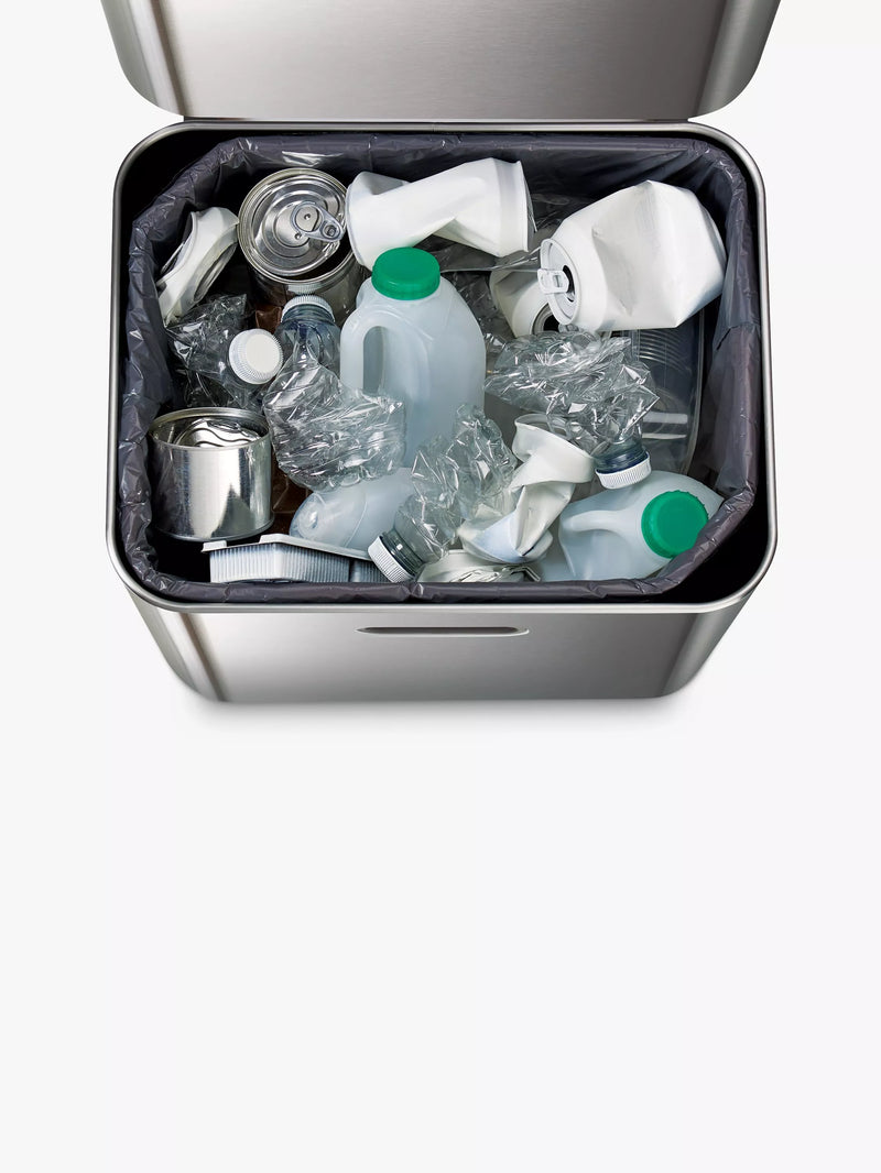 Joseph Joseph Totem Max 60L stainless steel bin, UK version