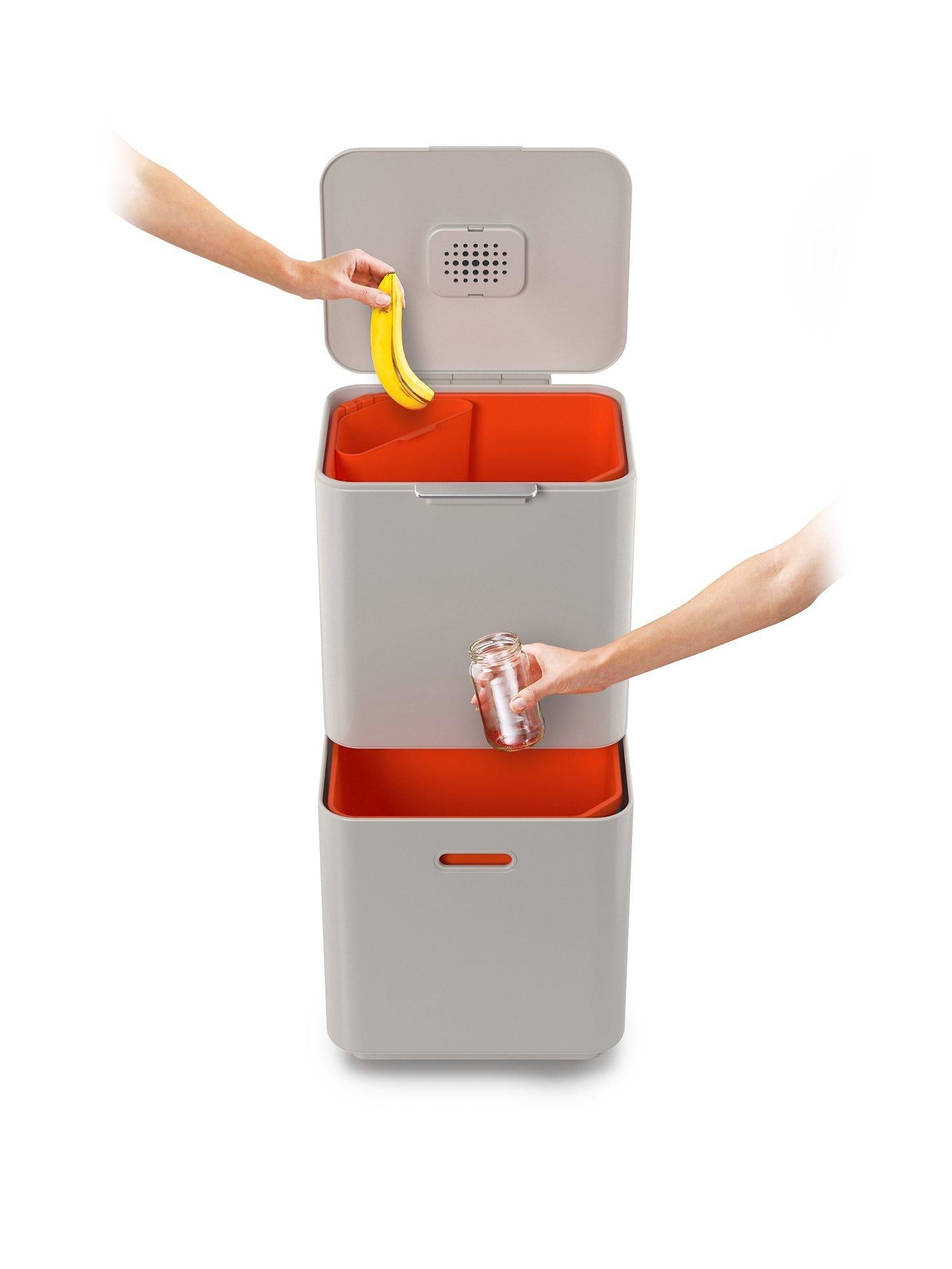 Joseph Joseph Intelligent Waste Totem Bin 60L, imported from the UK