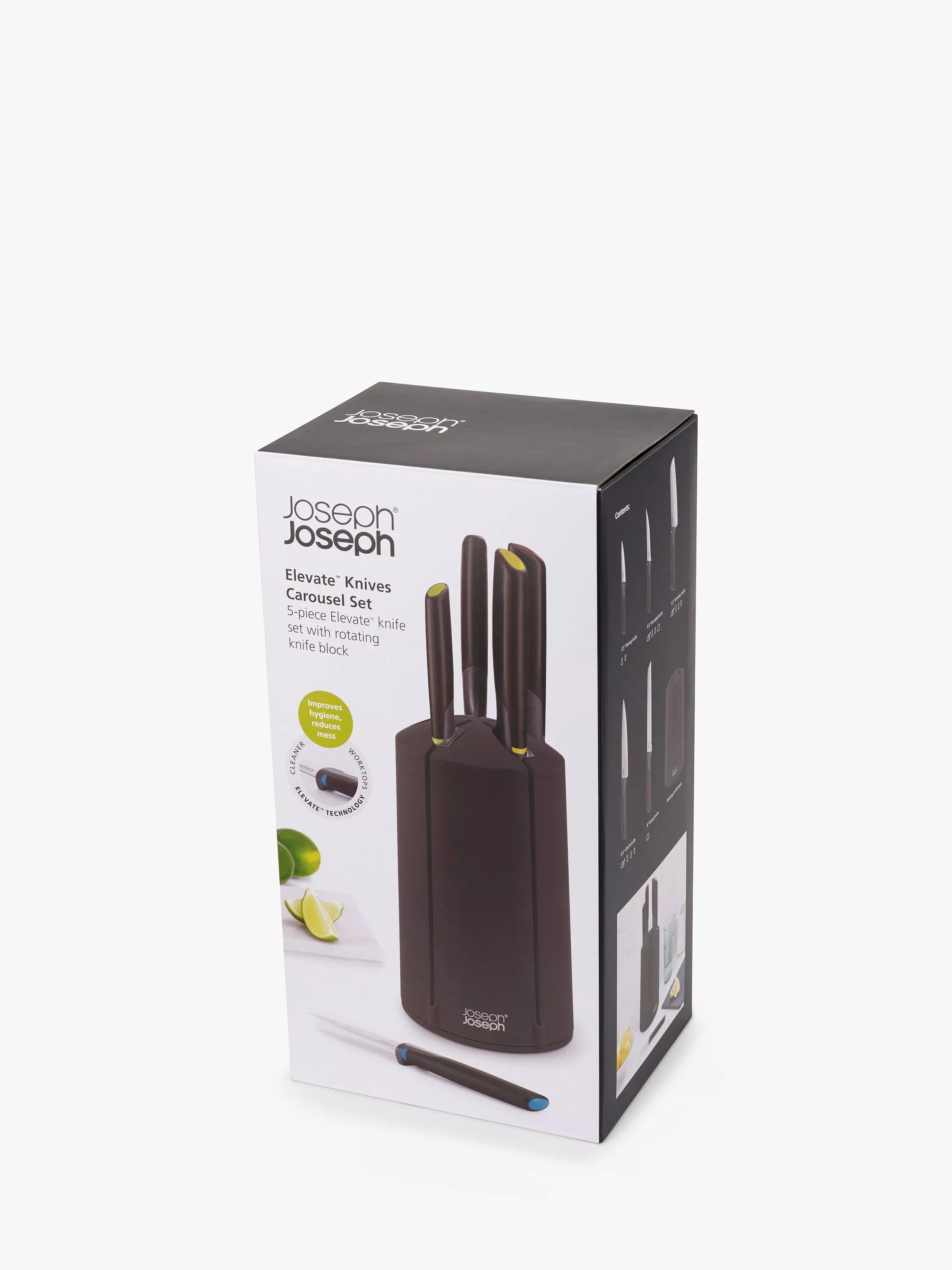 Joseph Joseph Elevate knife block 5 piece - British product