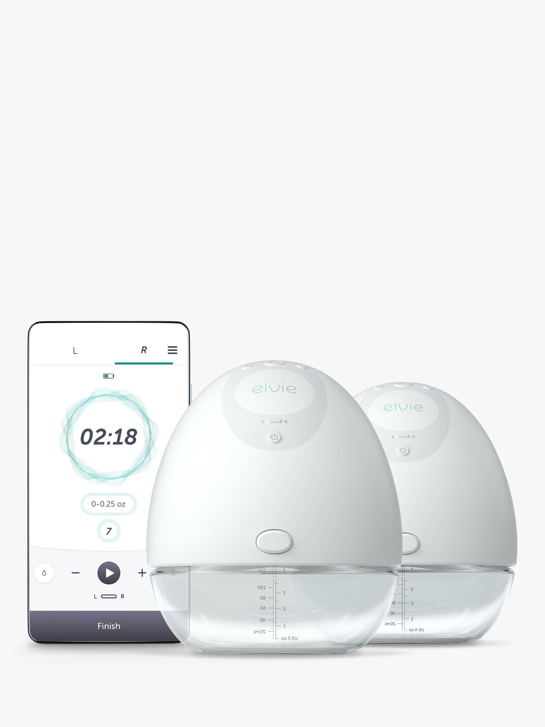 Elvie wearable double electric breast pump with app control - British product