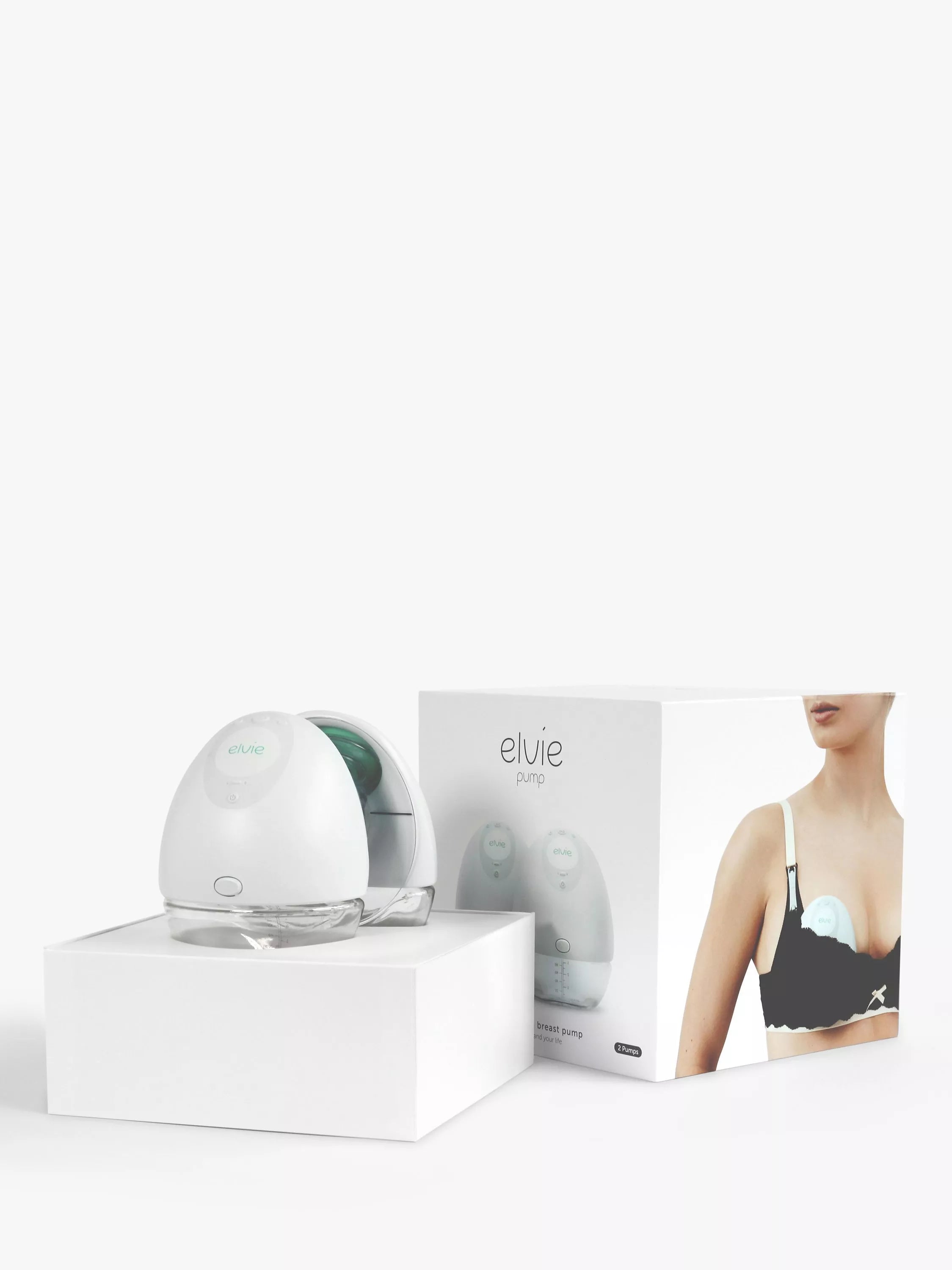 Elvie wearable double electric breast pump with app control - British product