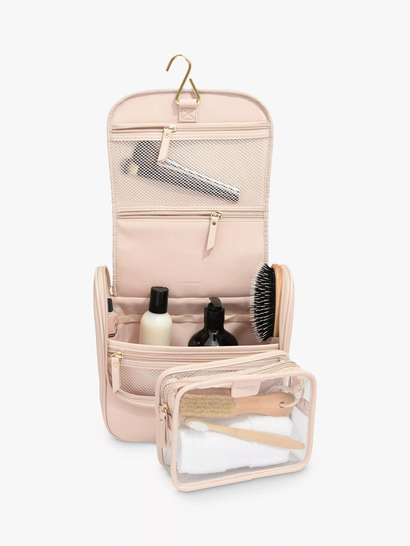 Stackers large hanging travel wash bag - British product