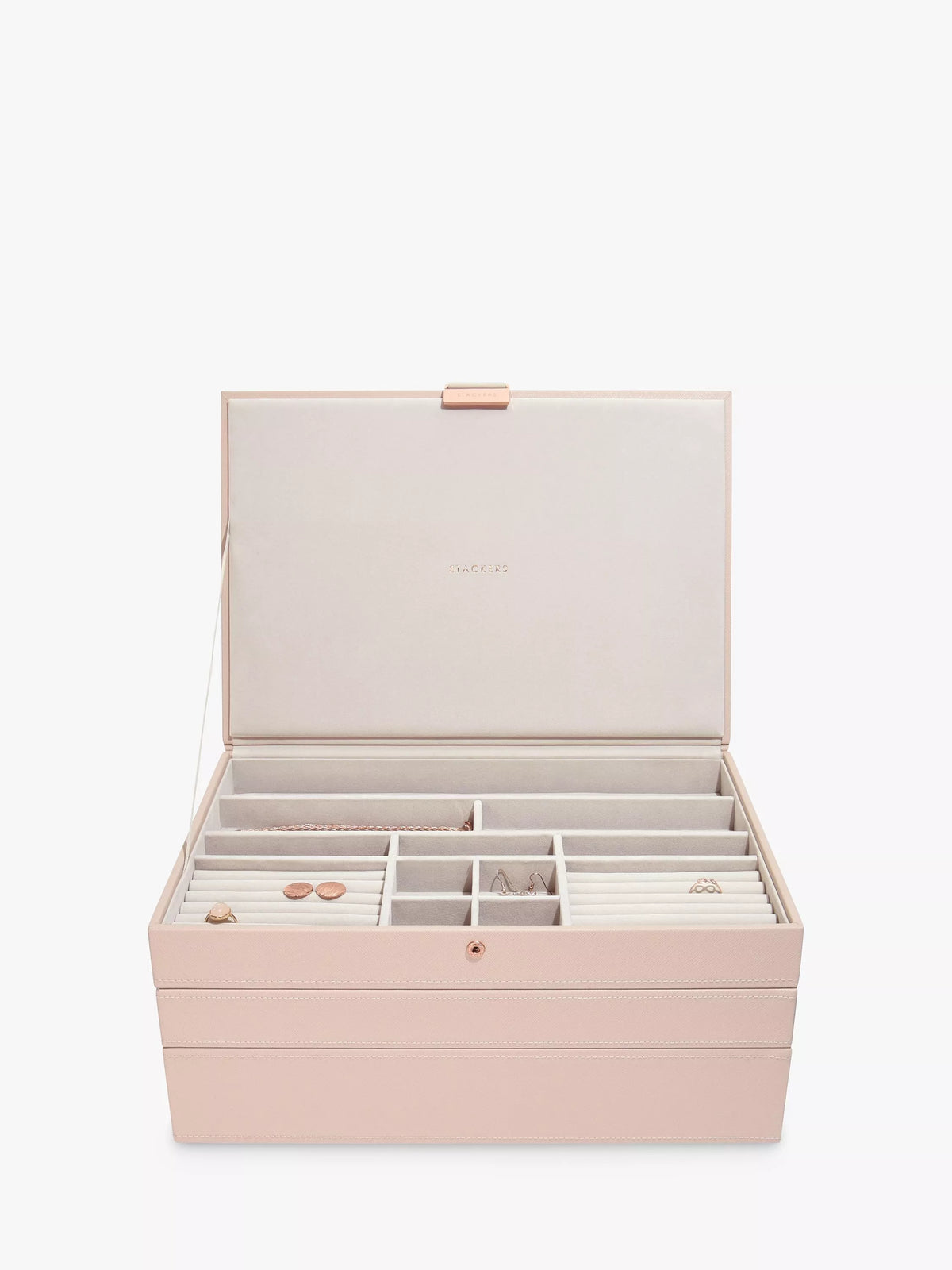 Stackers supersize jewellery box H15.7 x W36 x D25cm (British brand)