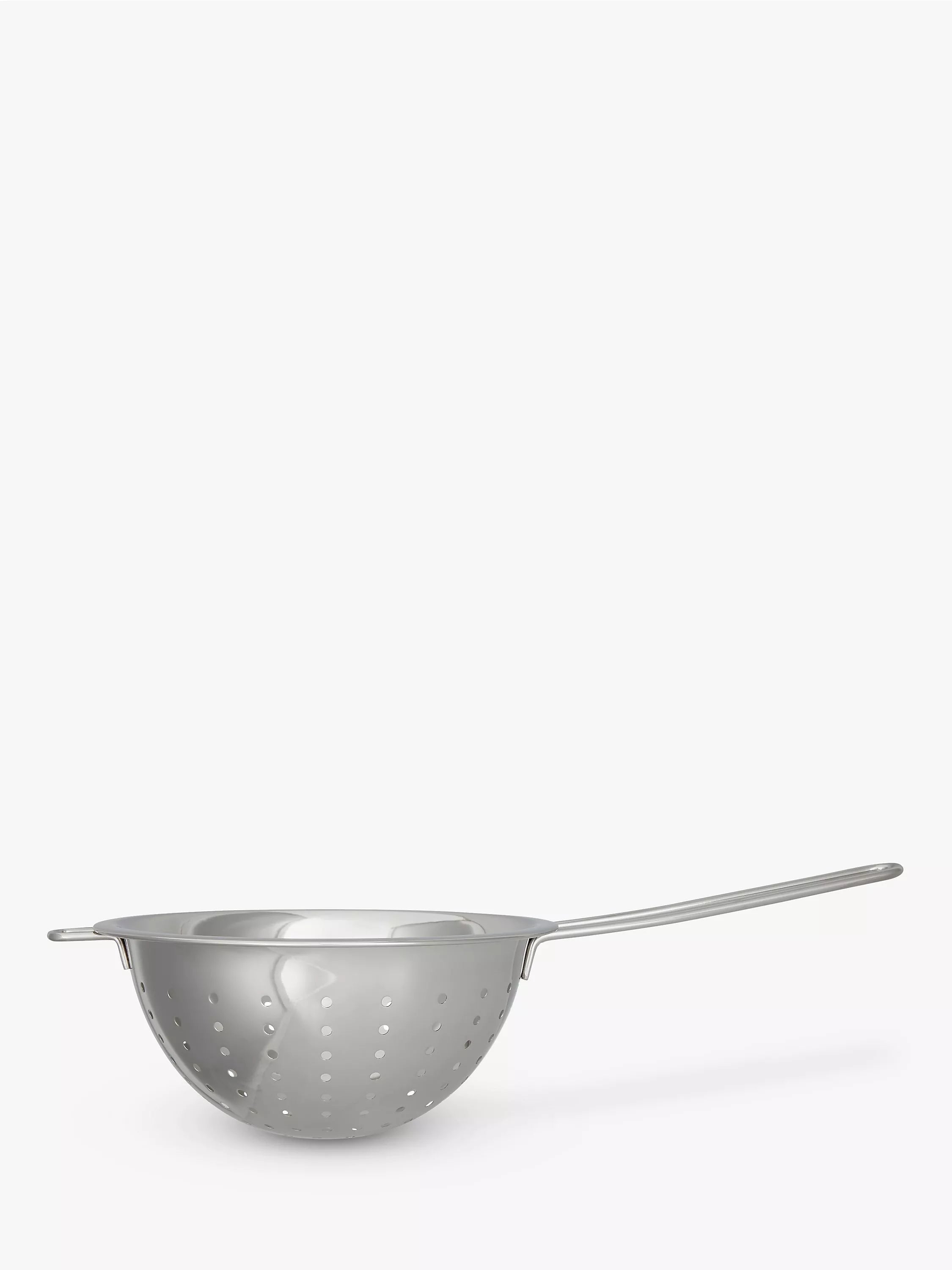 John Lewis stainless steel long handle colander 20cm, UK version