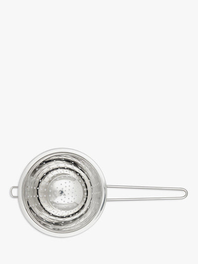 John Lewis Edelstahl-Sieb mit langem Griff 20 cm