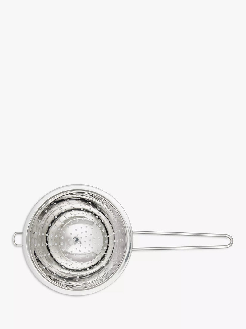 John Lewis stainless steel long handle colander 20cm, UK version