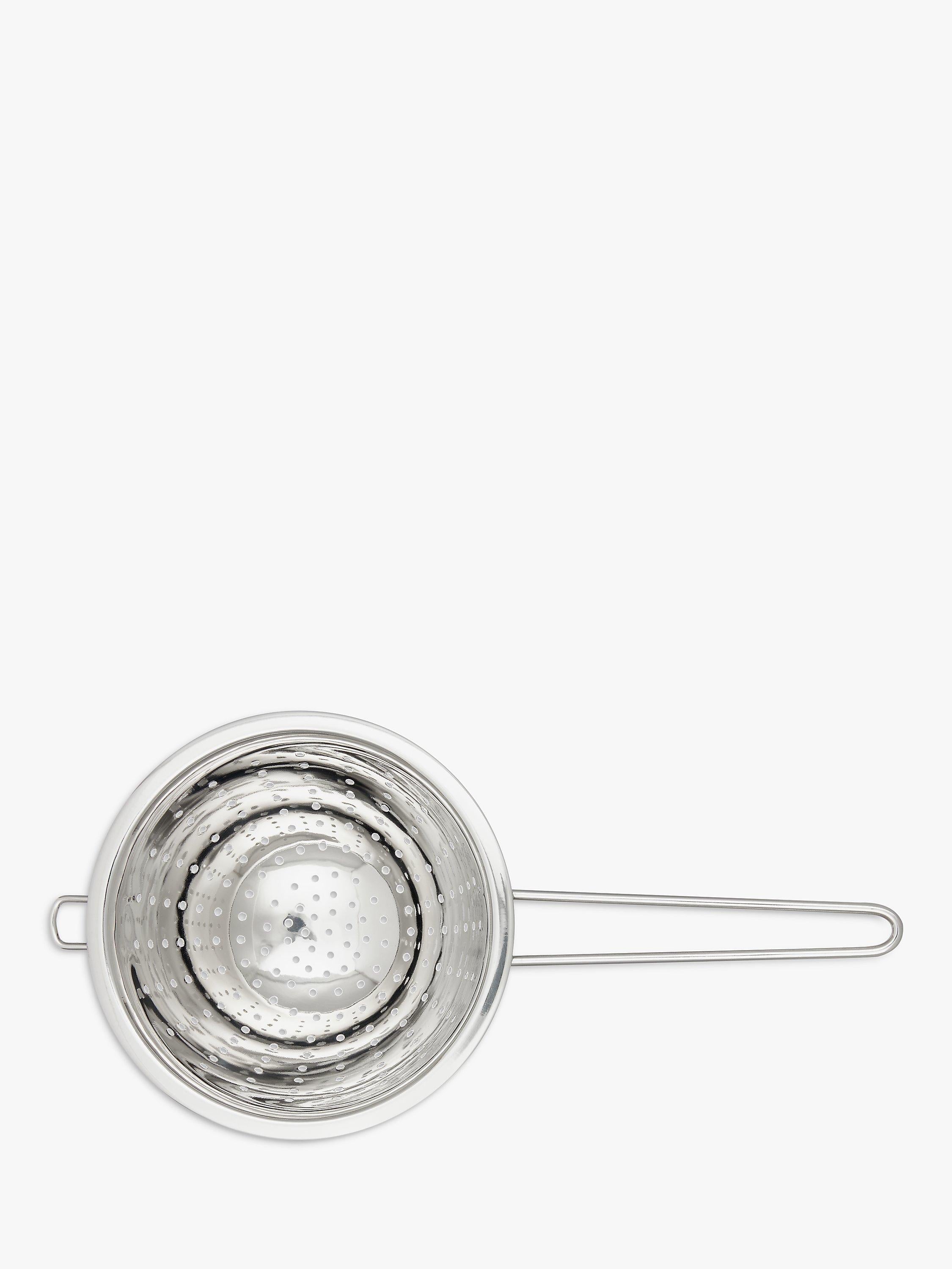 John Lewis stainless steel long handle colander 20cm, UK version