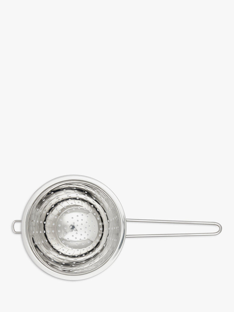 John Lewis stainless steel long handle colander 20cm, UK version