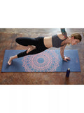 Gaiam Premium Marrakesh 4mm Yoga Mat, Navy Fleur