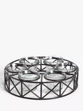 John Lewis parasol tealight candle holder black - British product