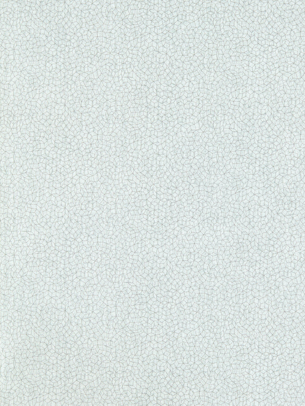 Interlocking Geometric Wallcovering with Metallic Highlights