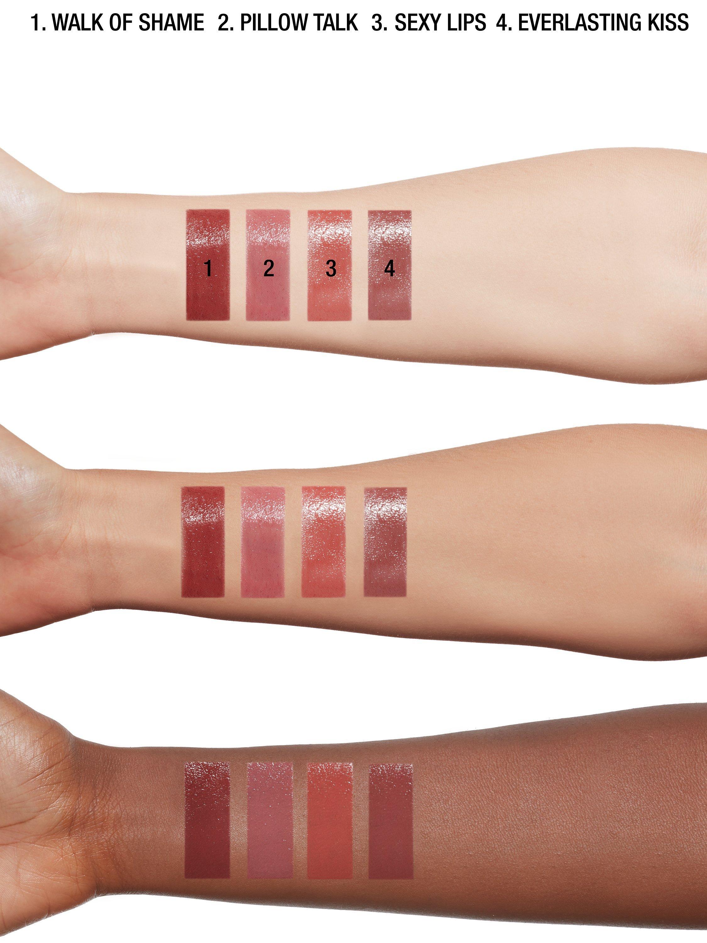 Charlotte Tilbury nude pink lipstick in Pillow Talk shade - British product
