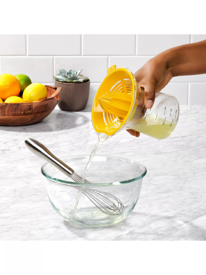 OXO 2-in-1 Citrus Reamer and Juicer with Strainers, 350ml, imported from the UK