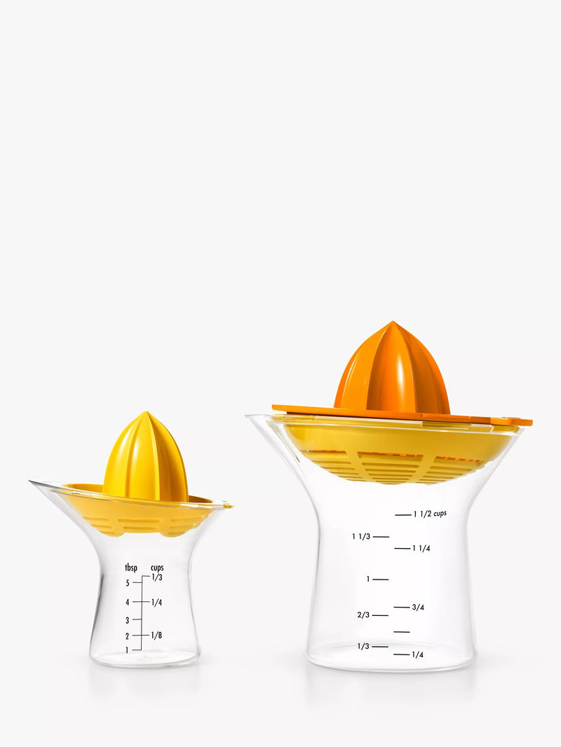 OXO 2-in-1 Citrus Reamer and Juicer with Strainers, 350ml, imported from the UK