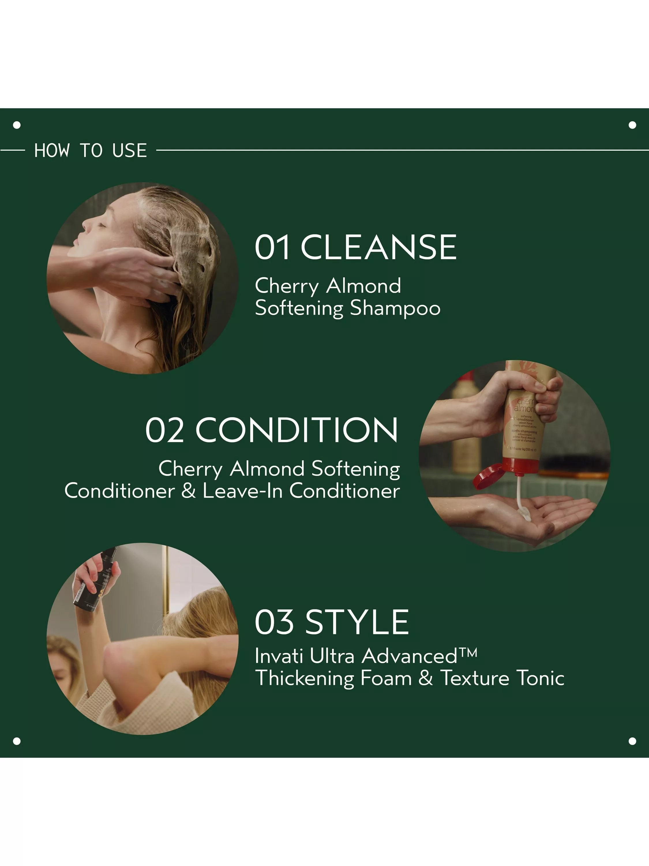 Aveda cherry almond leave-in conditioner 200ml, imported from the UK