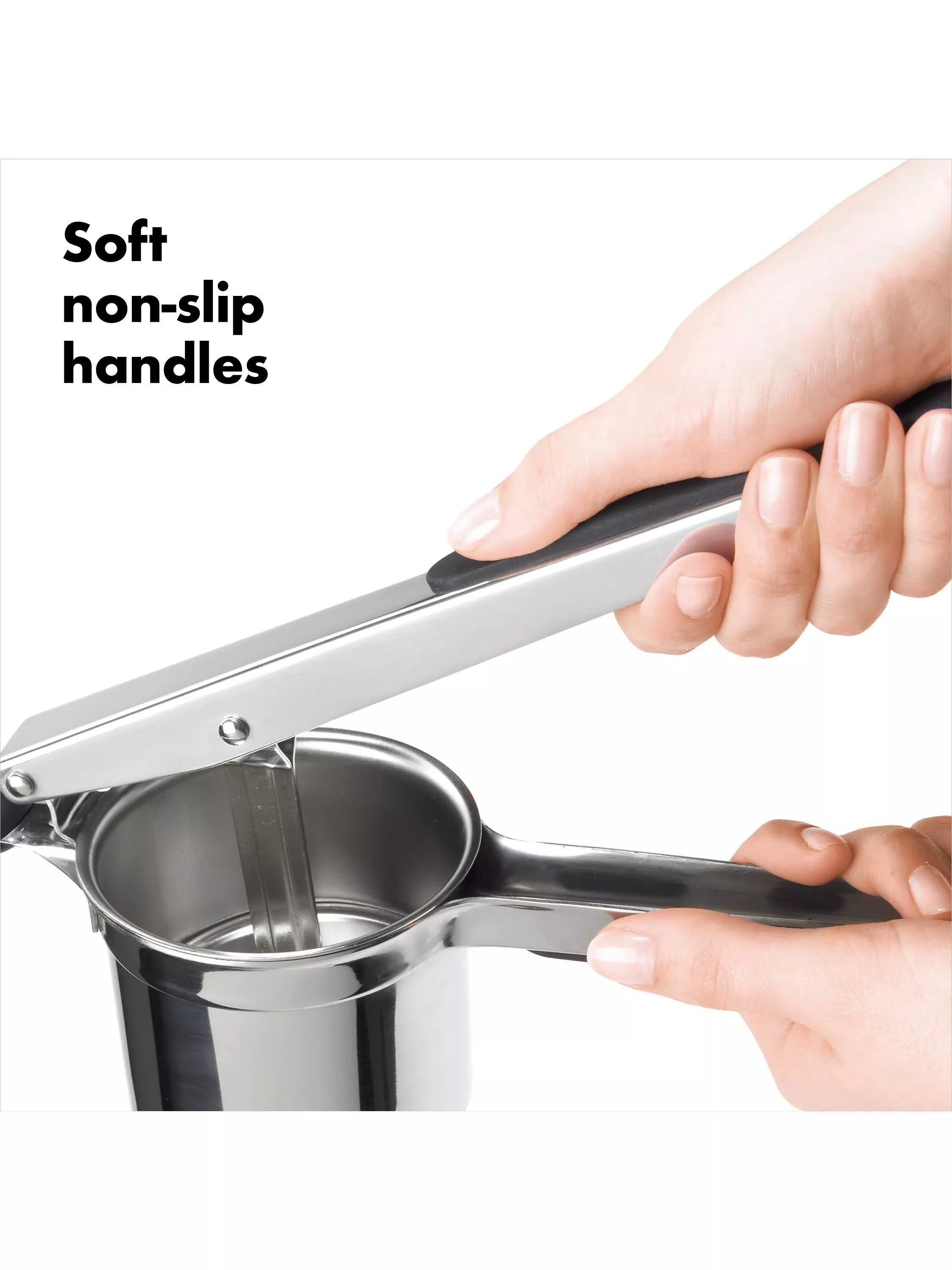 OXO Good Grips stainless steel potato ricer silver, UK version
