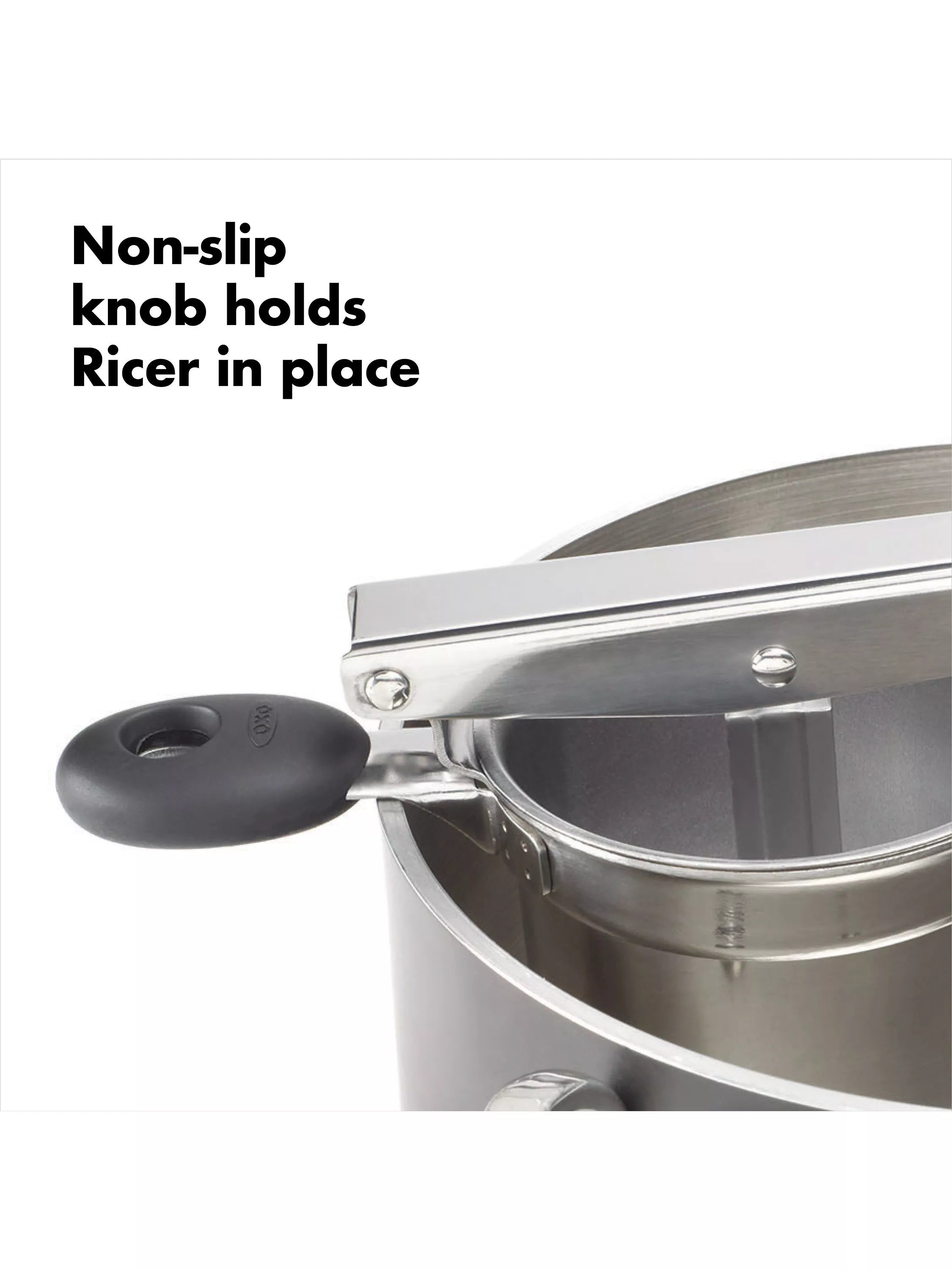 OXO Good Grips stainless steel potato ricer silver, UK version