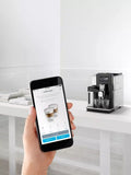 De'Longhi Maestosa bean to cup coffee machine in metal black - British product