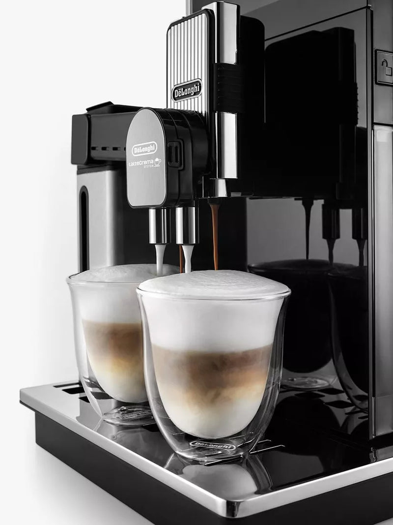 De'Longhi Maestosa bean to cup coffee machine in metal black - British product