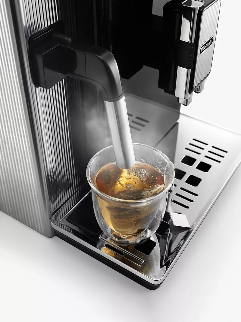 De'Longhi Maestosa bean to cup coffee machine in metal black - British product