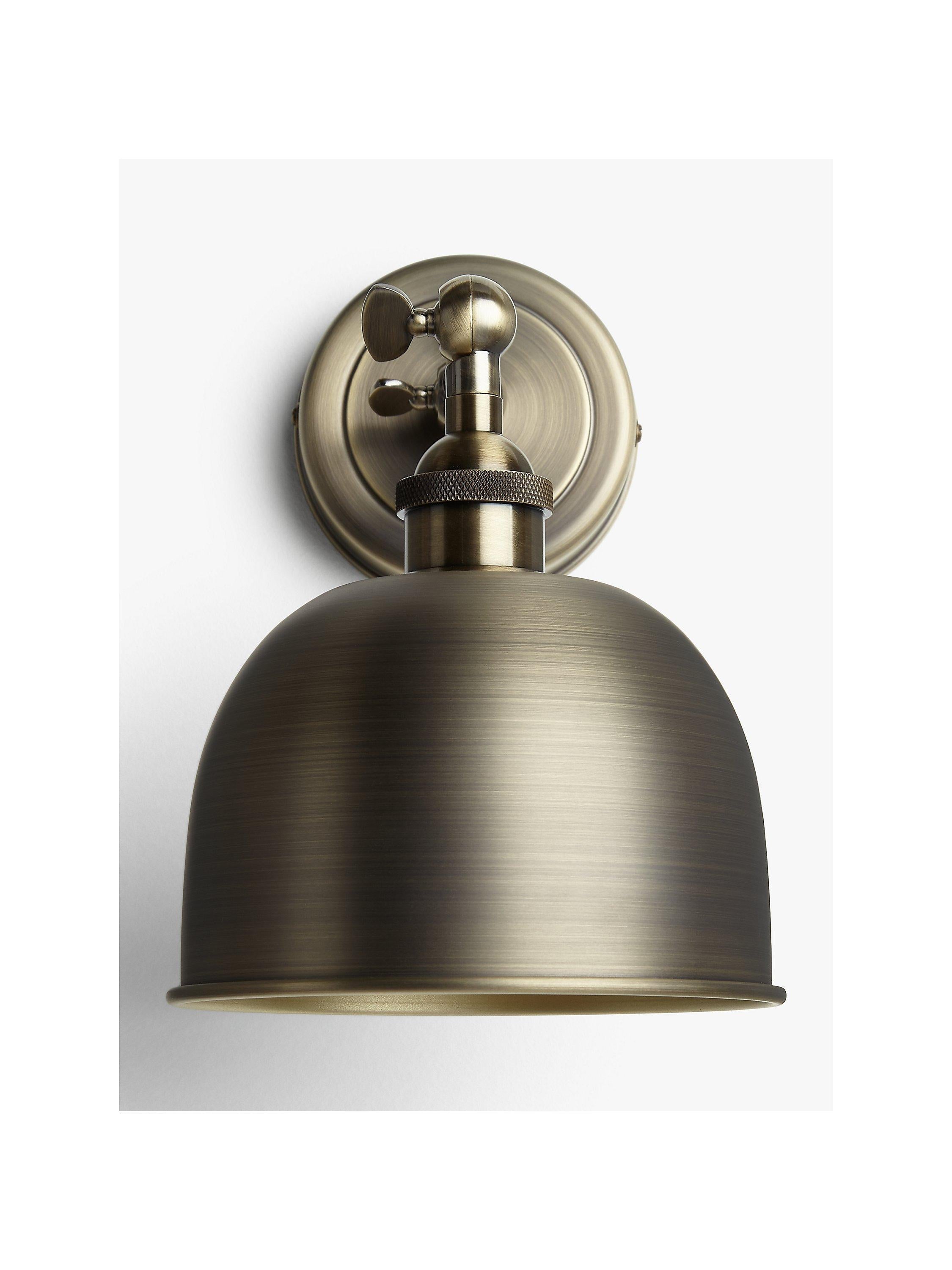 John Lewis Baldwin wall light antique finish (British brand)