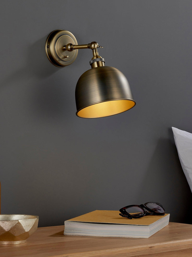 John Lewis Baldwin wall light antique finish (British brand)