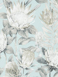 Sanderson King Protea floral pattern wallpaper (British brand)