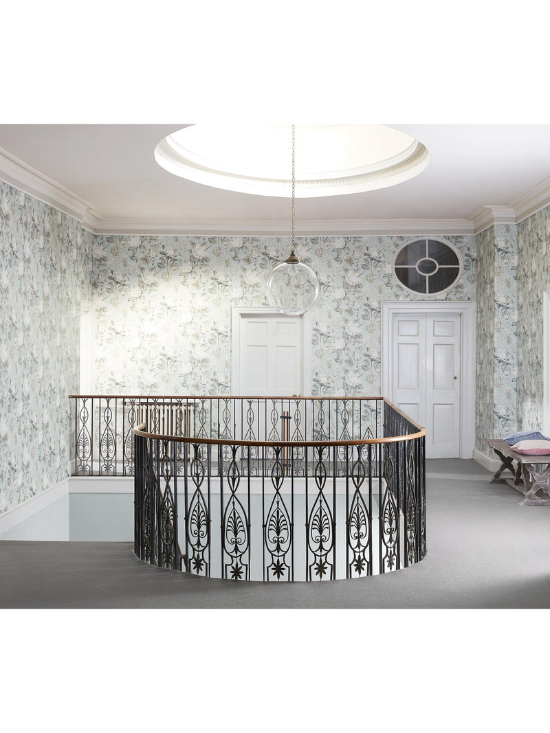 Sanderson King Protea floral pattern wallpaper (British brand)