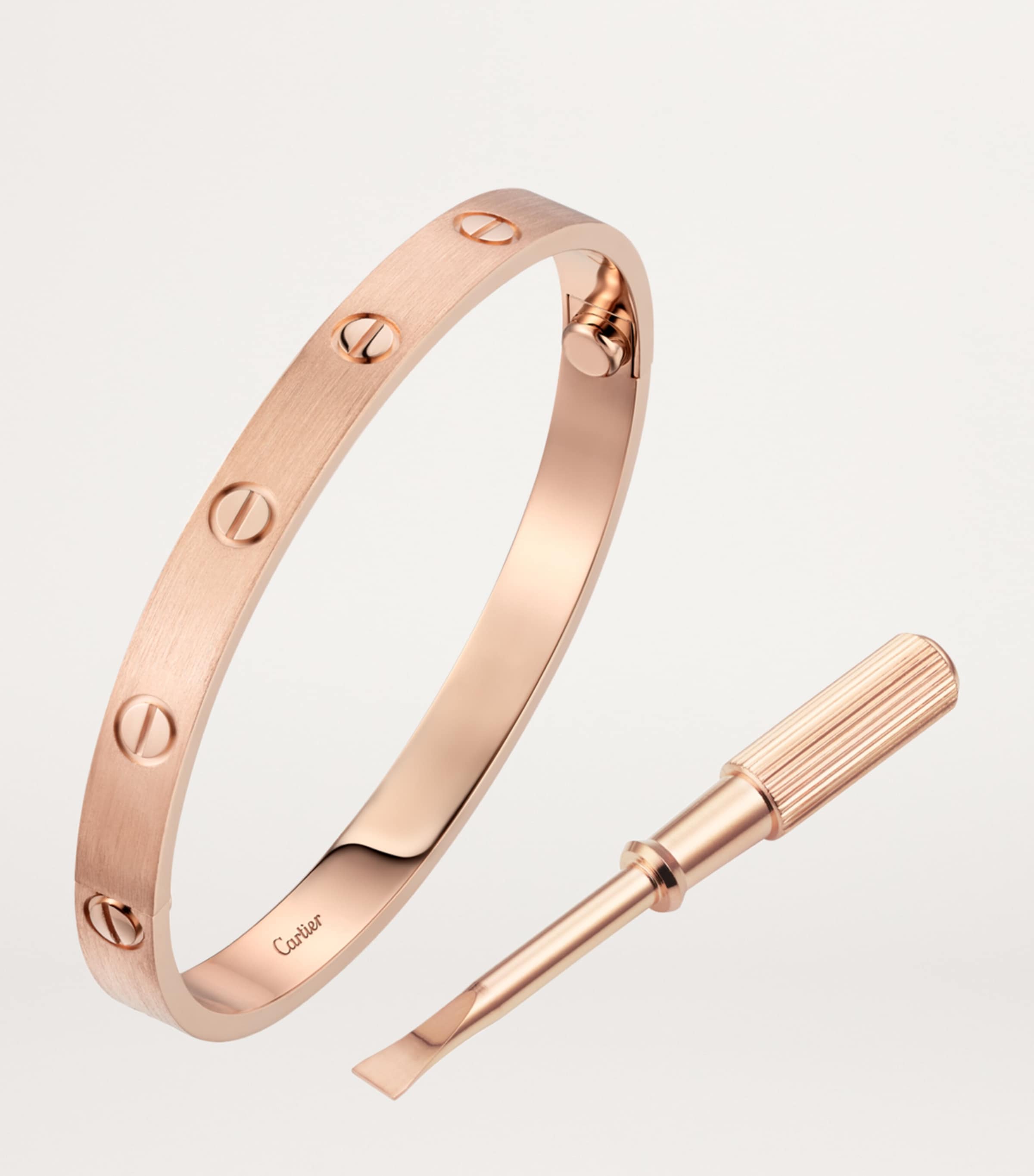Cartier LOVE rose gold bracelet 18k 6.1mm (British brand)