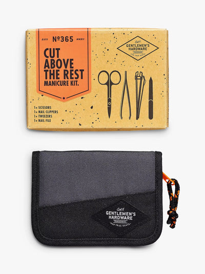 John Lewis Manicure Kit with Stainless Steel Tools in Zipped Fabric Pouch- Buy online at McGrocer