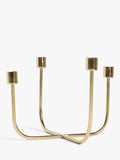 Iron 4 Bud Candle Holder