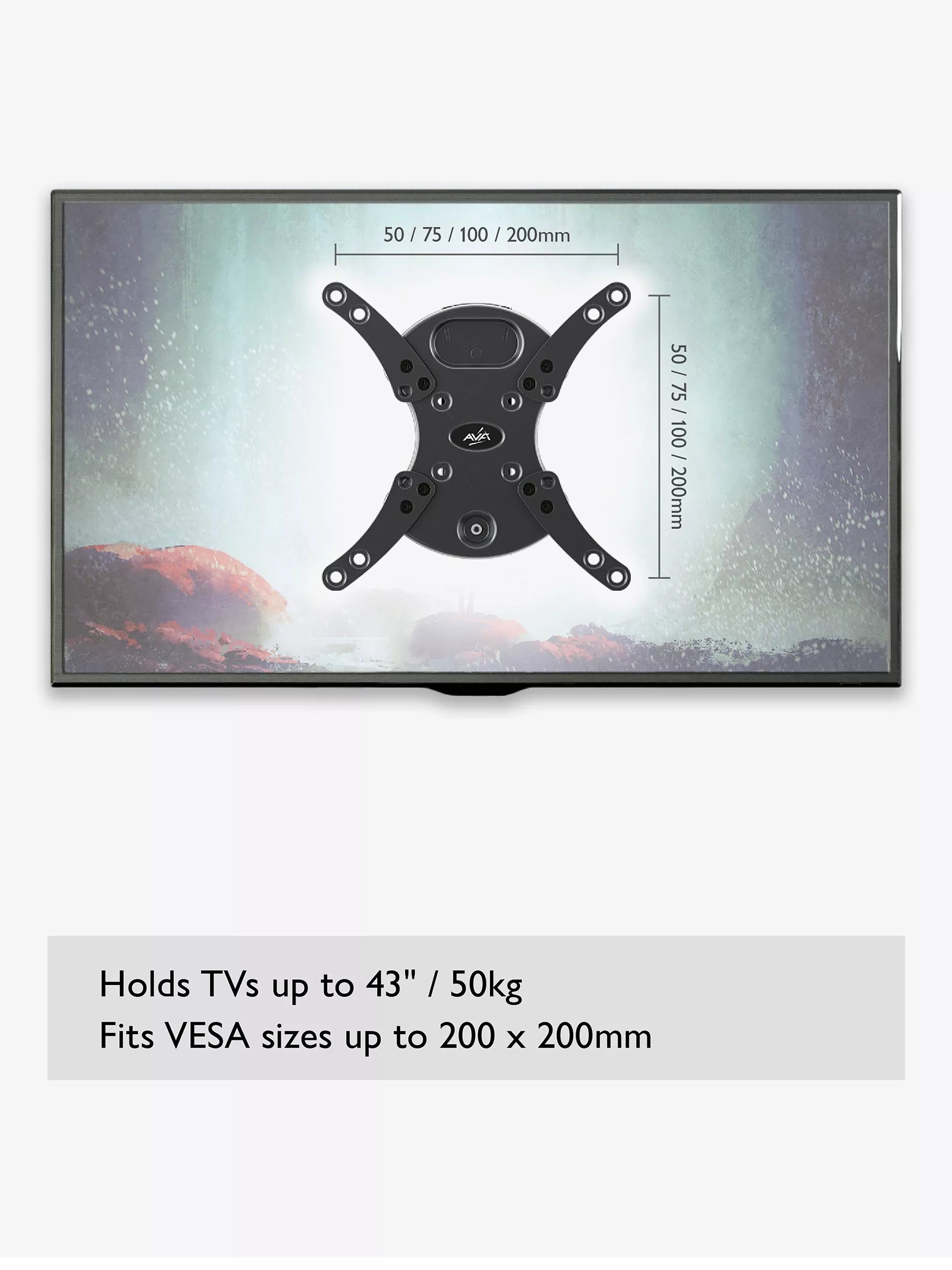 AVF flat wall mount JLP200 43 inch (British brand)