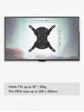 AVF flat wall mount JLP200 43 inch (British brand)