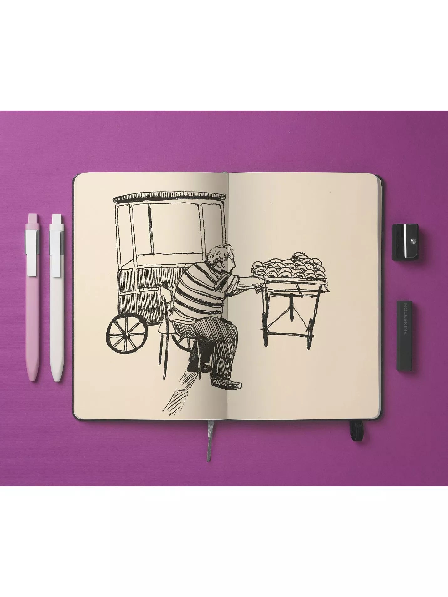 Moleskine Art Sketchbook Black Large - British product